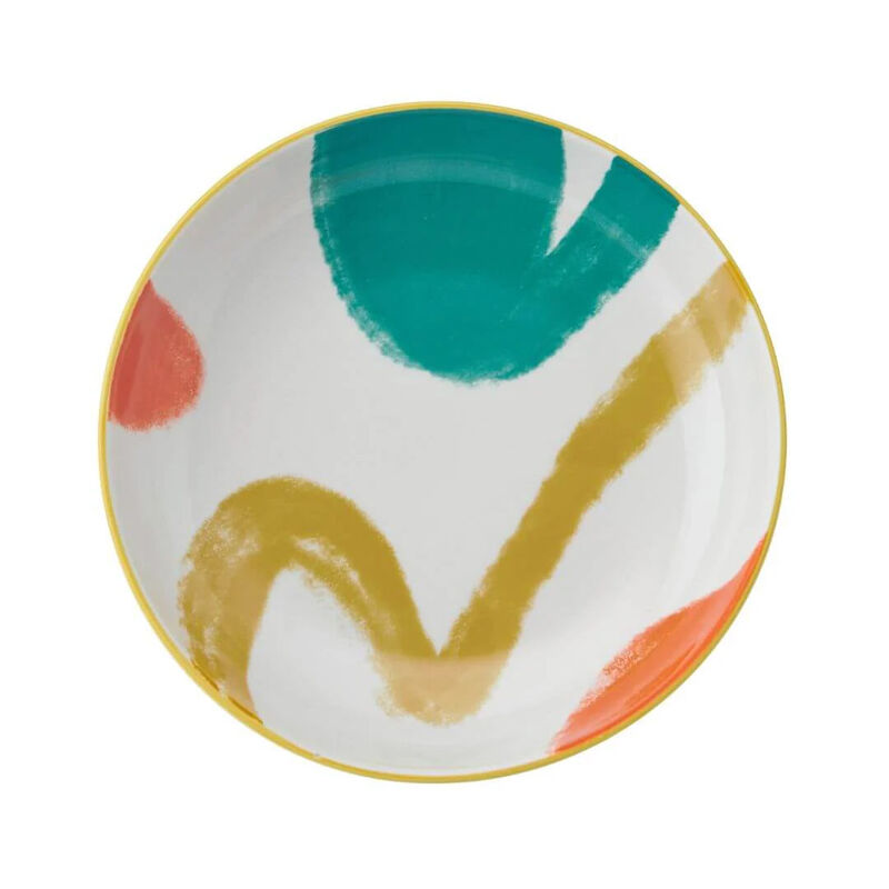 Mikasa 21cm Pasta Bowl Yellow Abstract image number 3